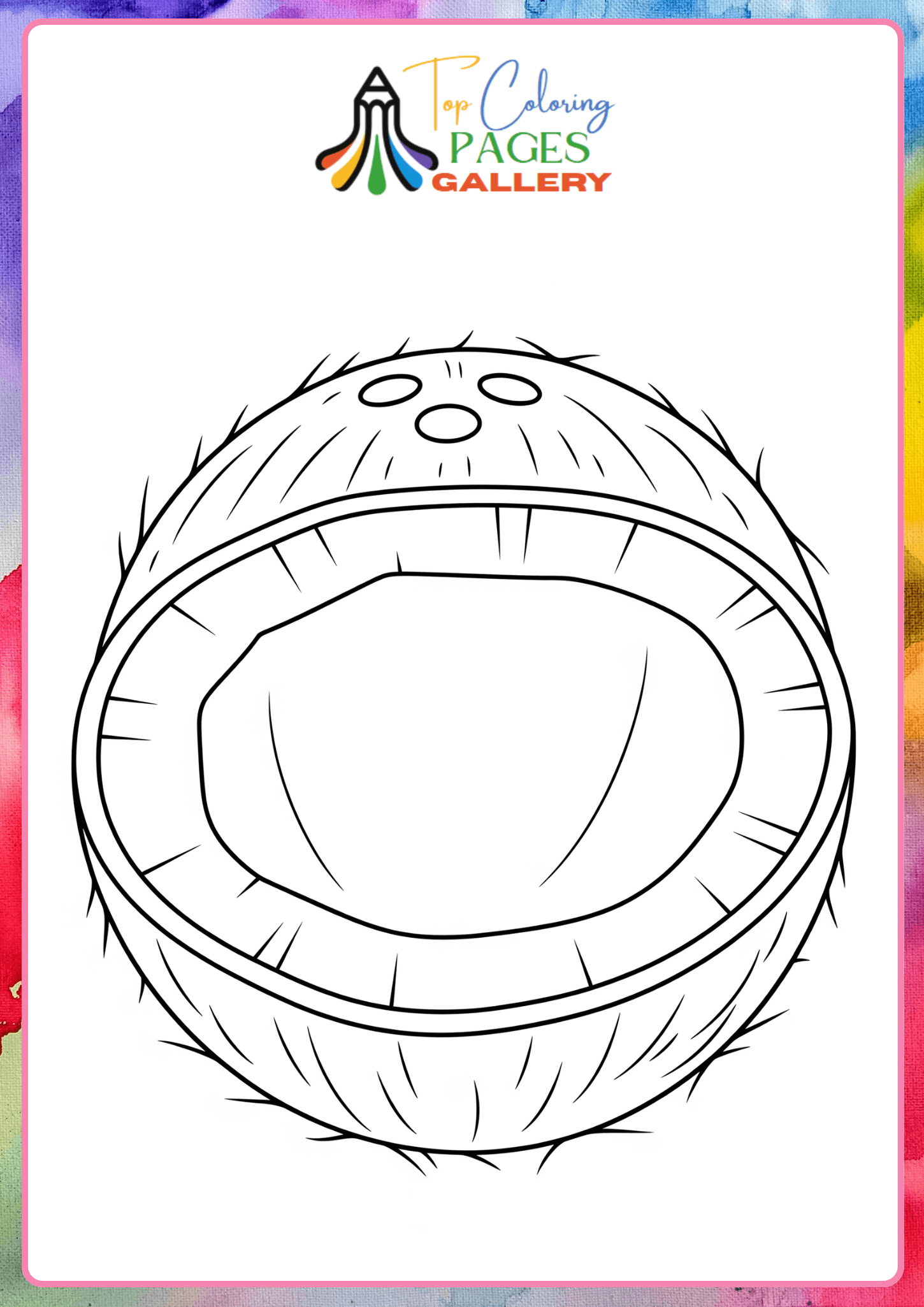 Half coconut page