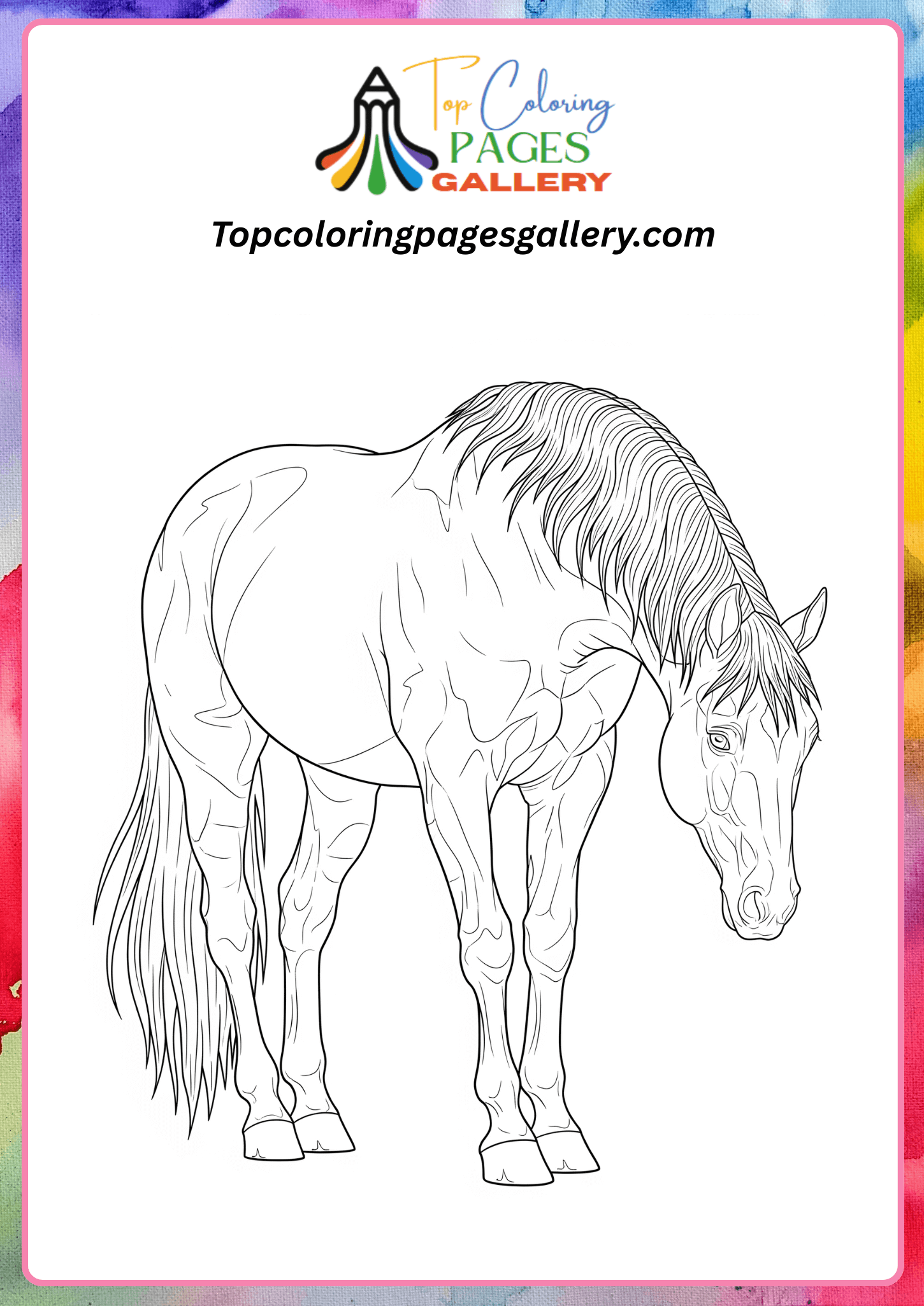 simple horse page