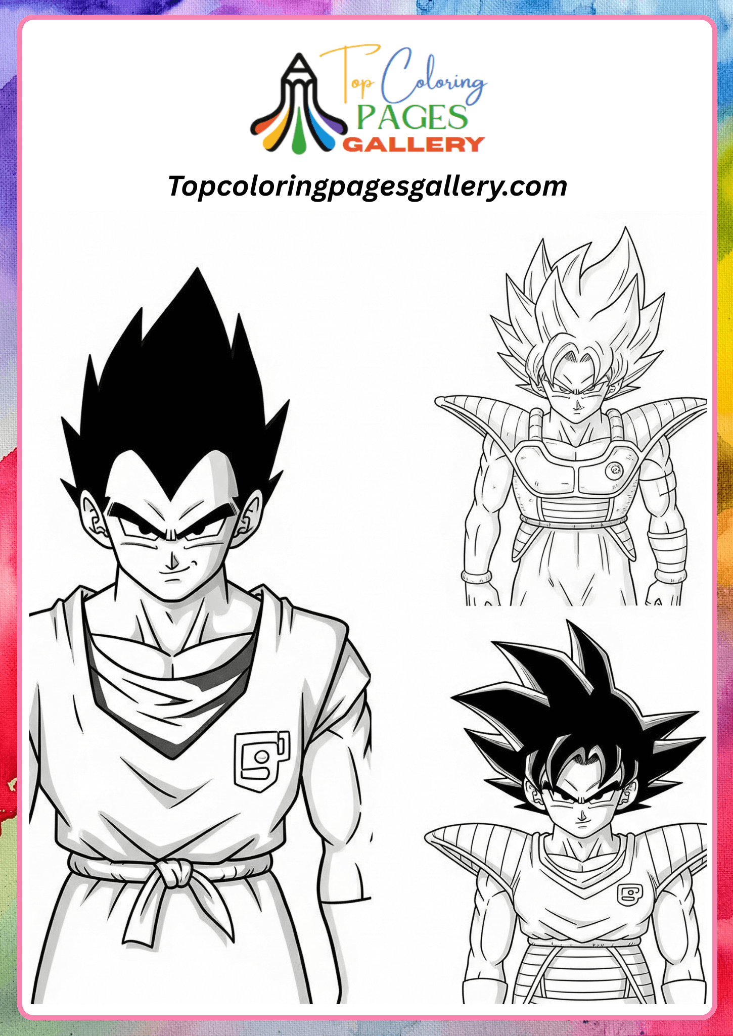 ultra vegeta coloring page