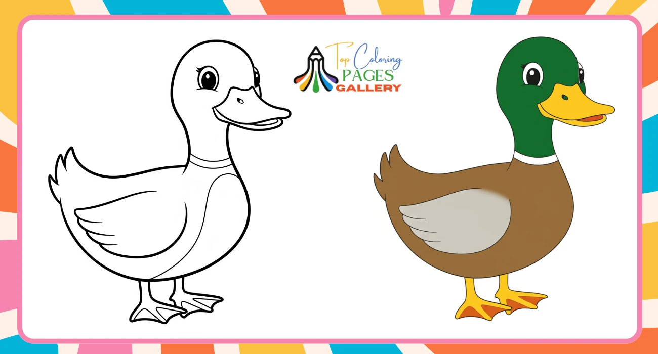 Duck Coloring Pages