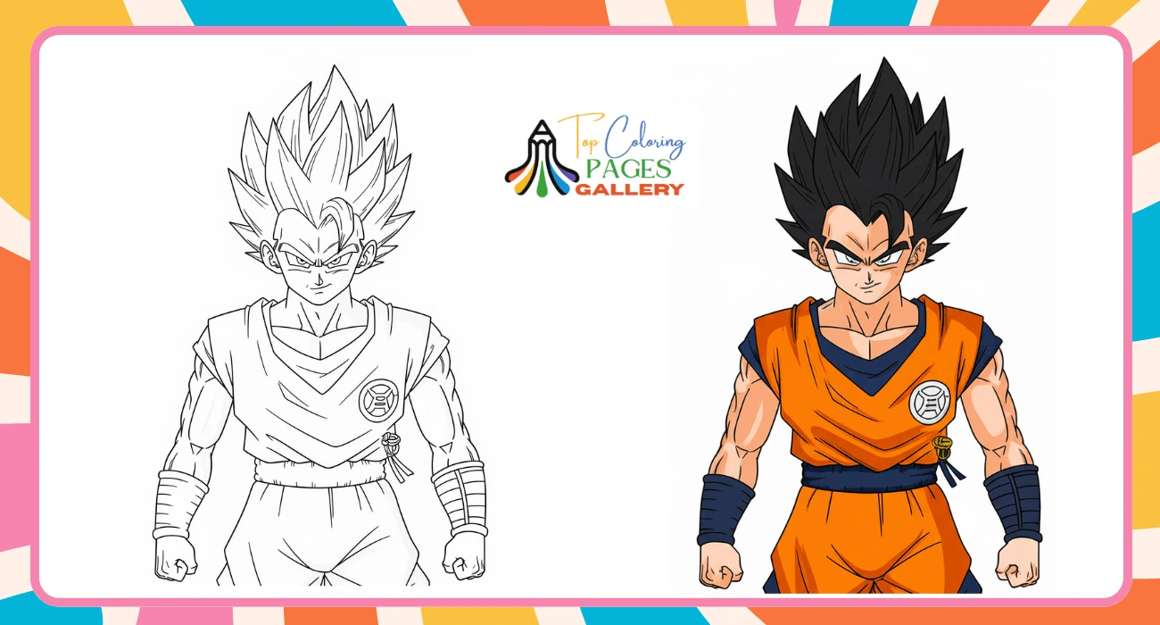 Vegeta Coloring Pages
