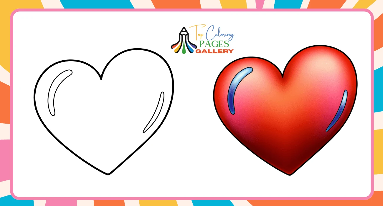 Heart Coloring Pages