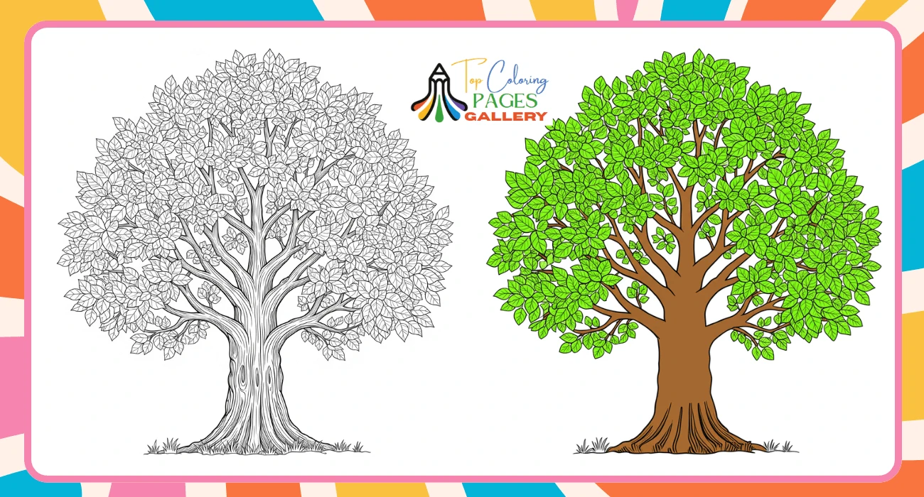 Tree Coloring Pages