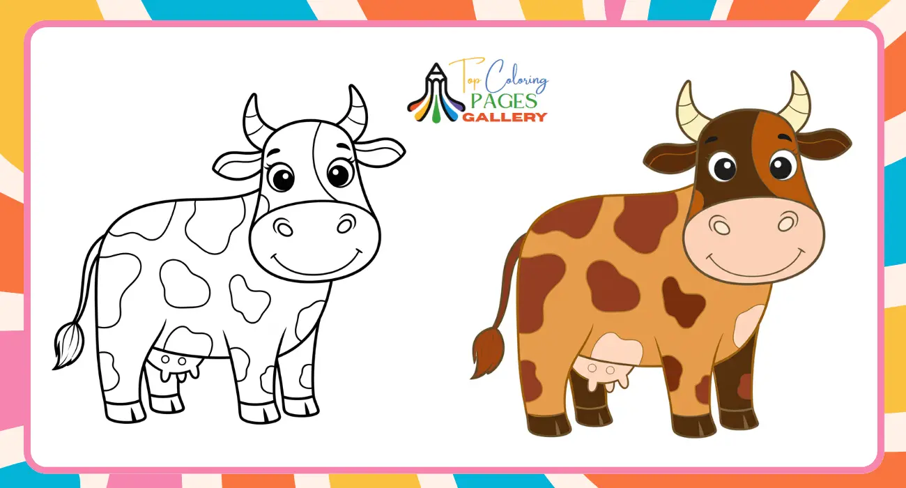 Cow Coloring Pages
